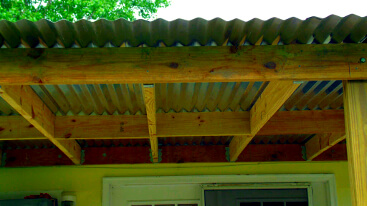 Unattached Deck Roof, Canopy or Awning